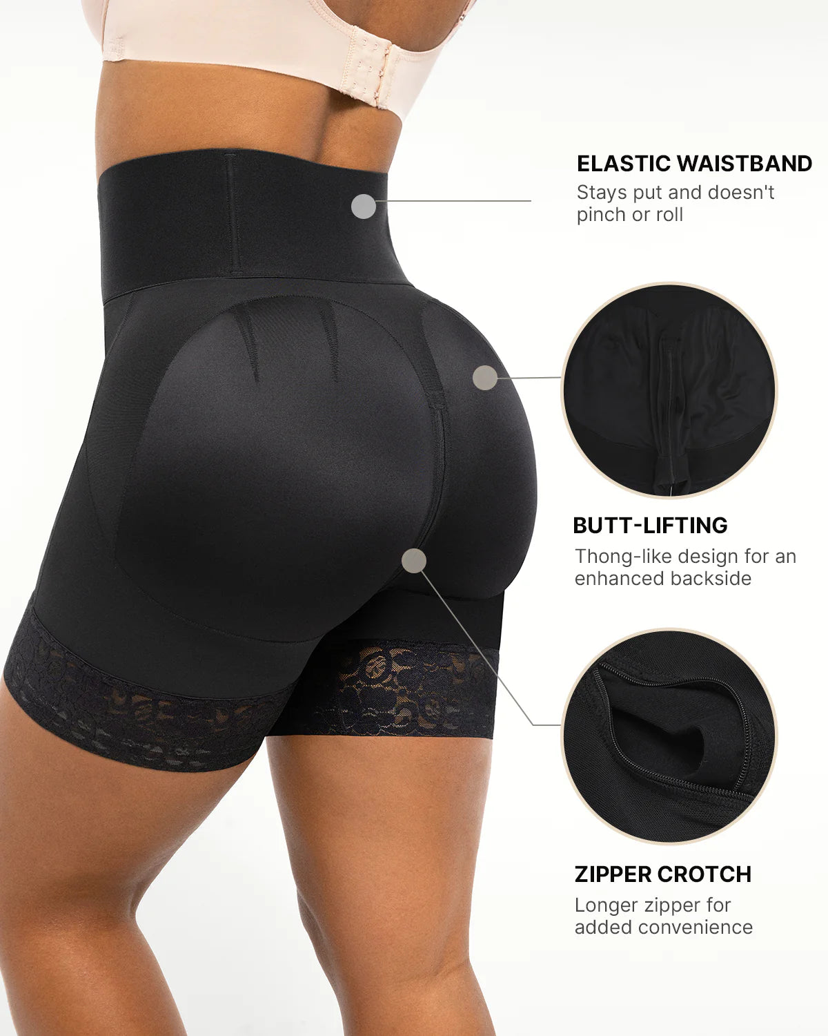 Shapery® Boned Sculpt High Waist Shorts